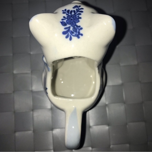 Vintage Ceramic Delft Blue Pitcher Kitty Cat Creamer JDNY Philippines In Box - Picture 5 of 7